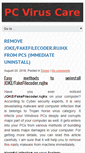 Mobile Screenshot of pcviruscare.com